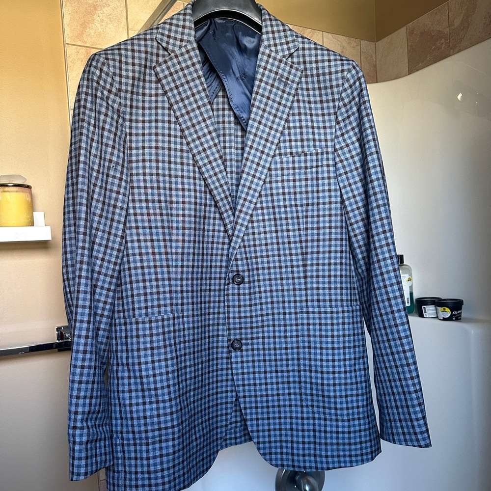 Oscar Jacobson Mens Blazer Size EU 52